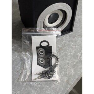 New Live Love Music Portable Stereo Speaker 3.5mm Aux Wired W/ Handle (Open Box)